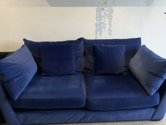 Sofology Navy Blue Tallulah 3 seater sofa
