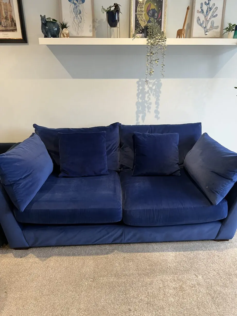 Sofology Navy Blue Tallulah 3 seater sofa