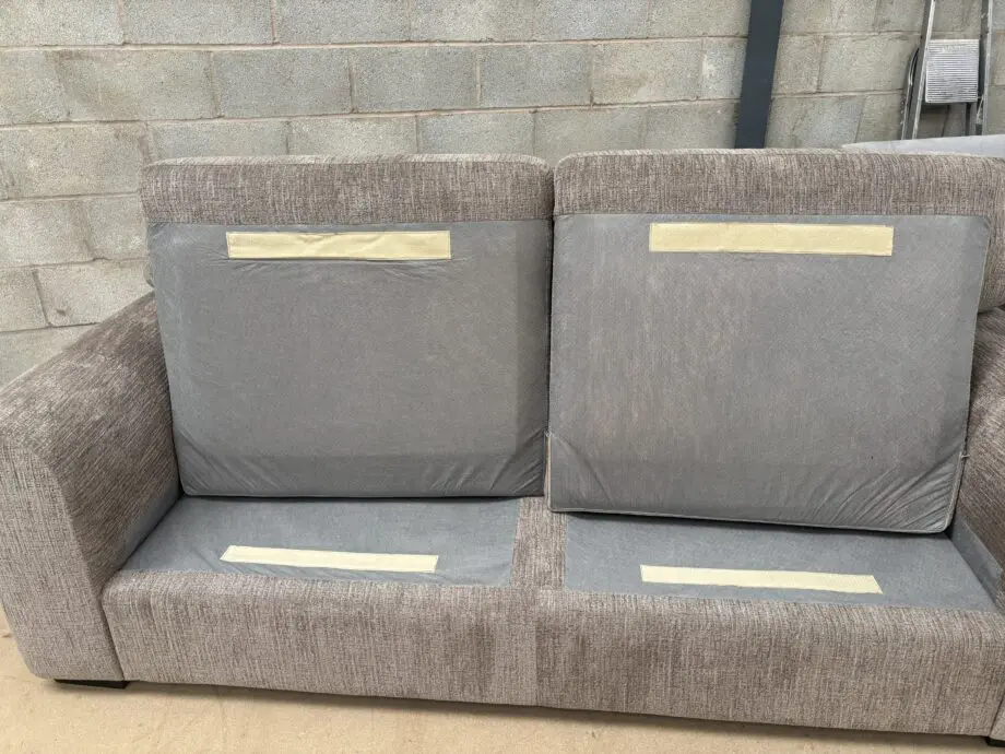 brand new unused set of sofas and lift up storage stool to match made in italy