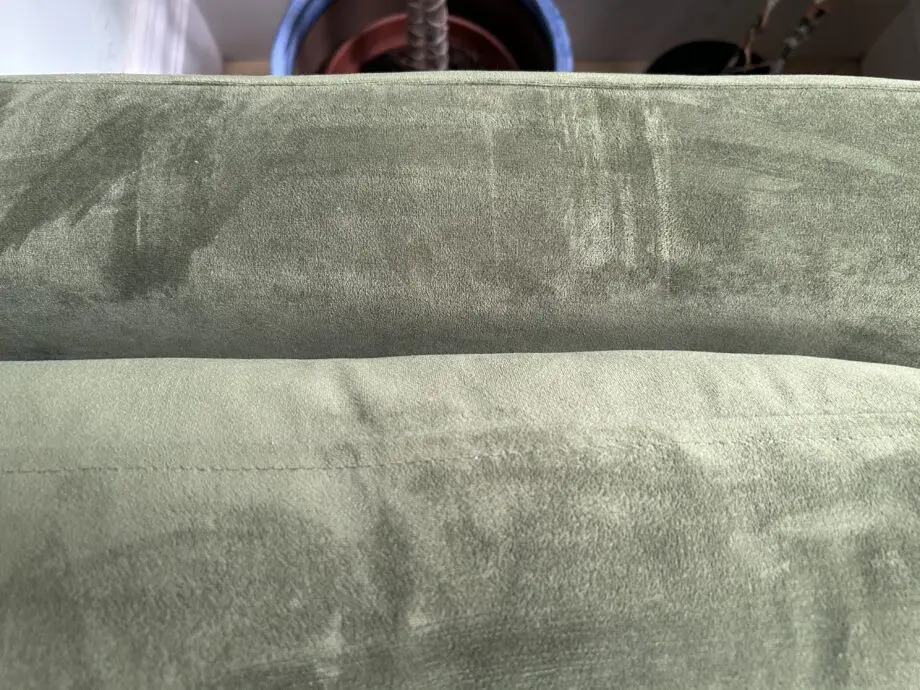Swoon Denver right-hand corner sofa green velvet RRP £4039