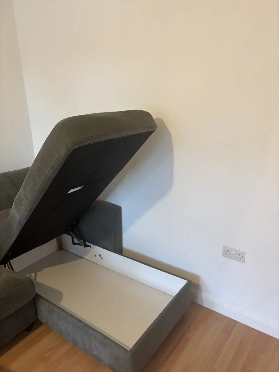 Esprit Fabric Corner Chaise with Storage
