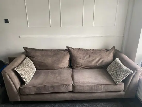 3 seater dapple chocolate