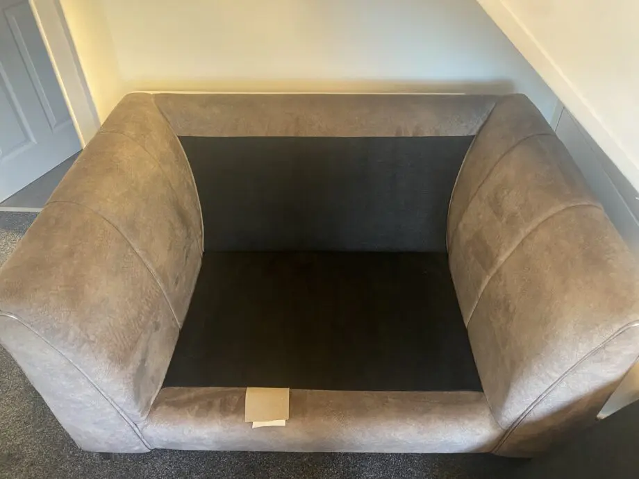 Dapple chocolate snuggle chair