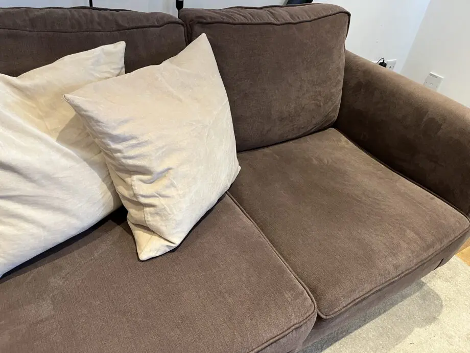 DFS Brown 2 Seater Sofa