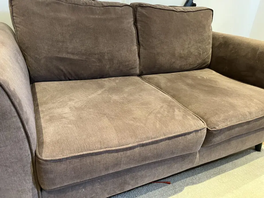 DFS Brown 2 Seater Sofa