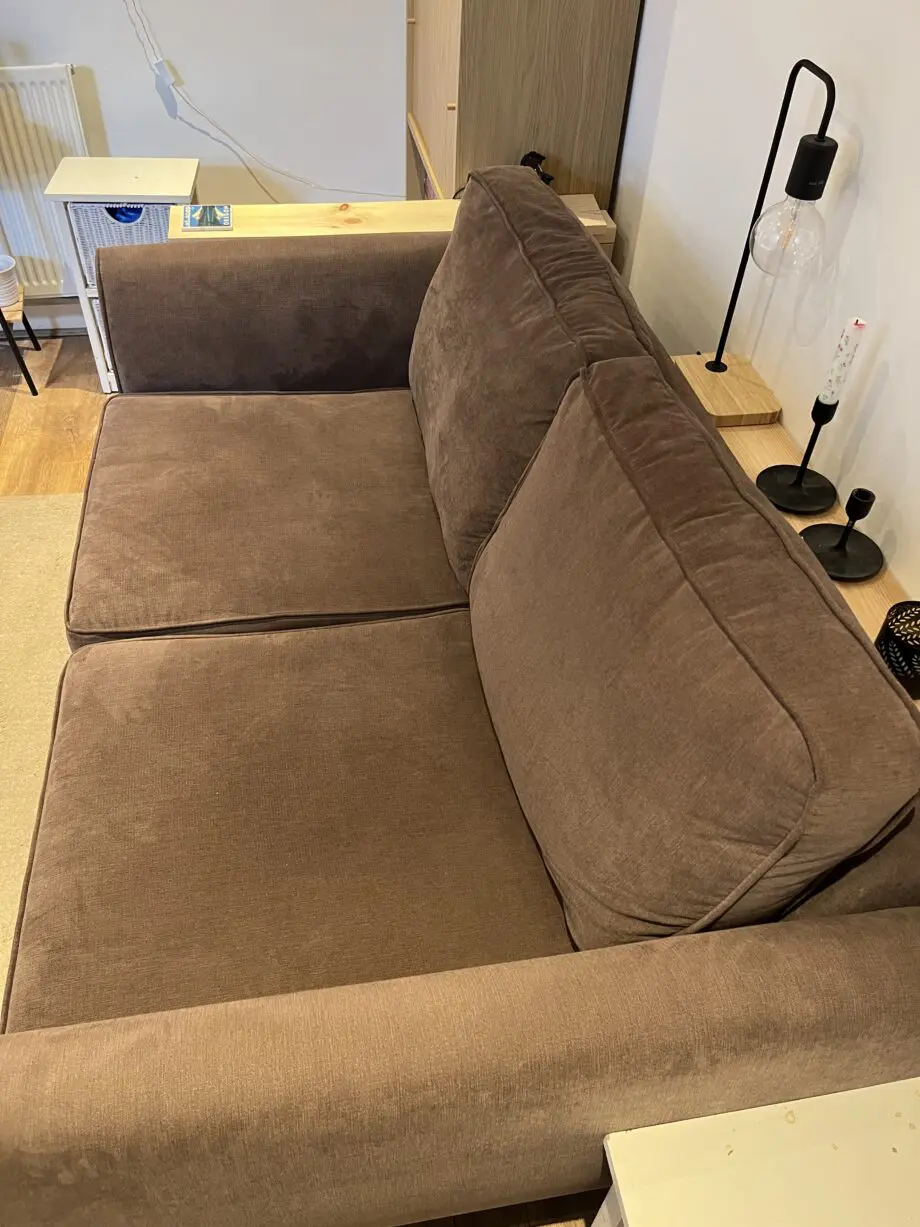 DFS Brown 2 Seater Sofa