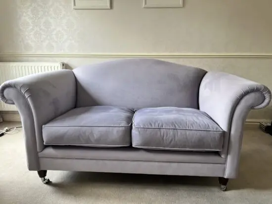 Laura Ashley Gloucester 2 seater settee in lilac