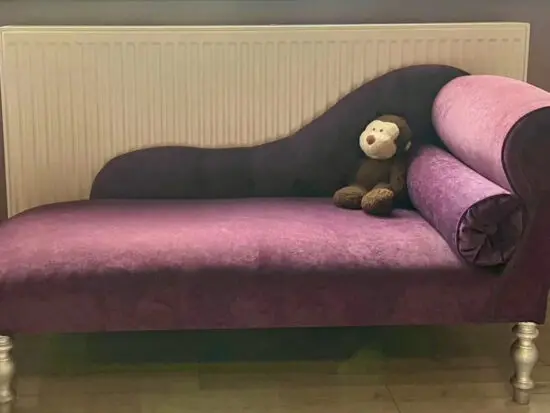 Luxury Purple Velvet Sofa