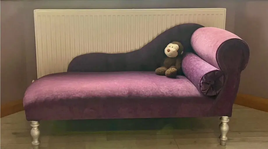 Luxury Purple Velvet Sofa