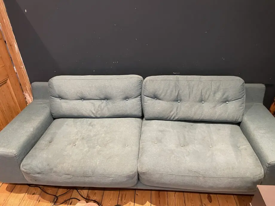 Teal habitat Hendricks four seater sofa