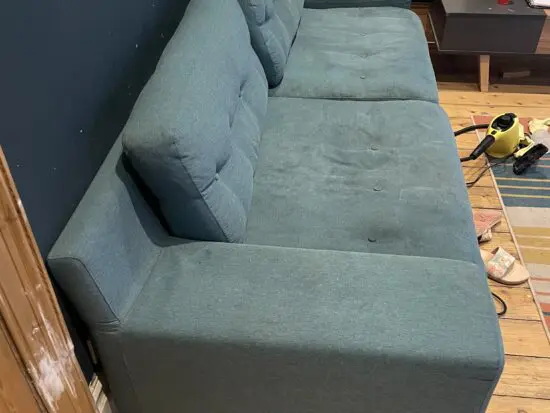 Teal habitat Hendricks four seater sofa