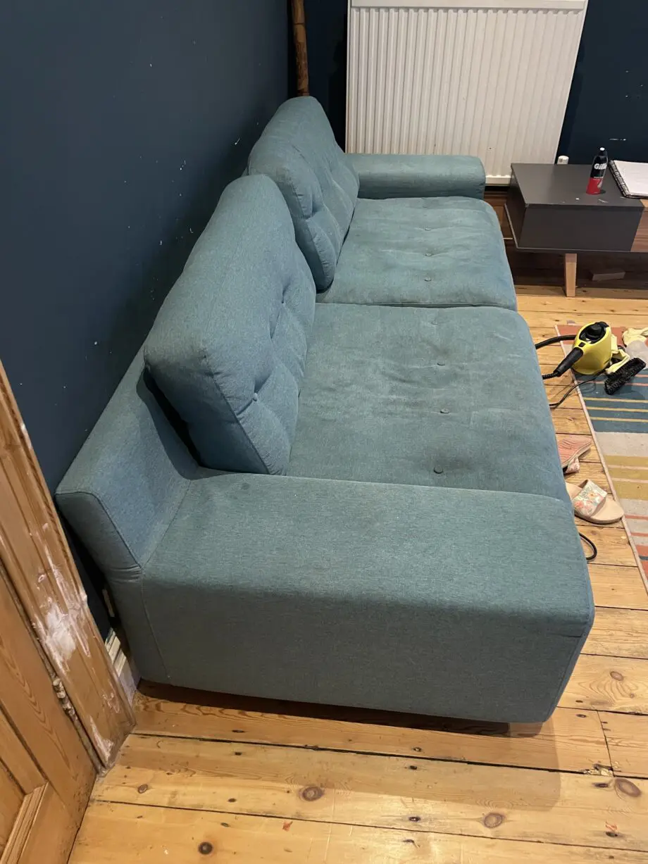 Teal habitat Hendricks four seater sofa