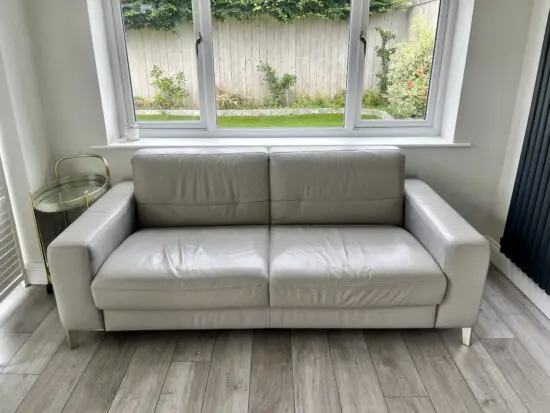 Real Leather Sofa Bed