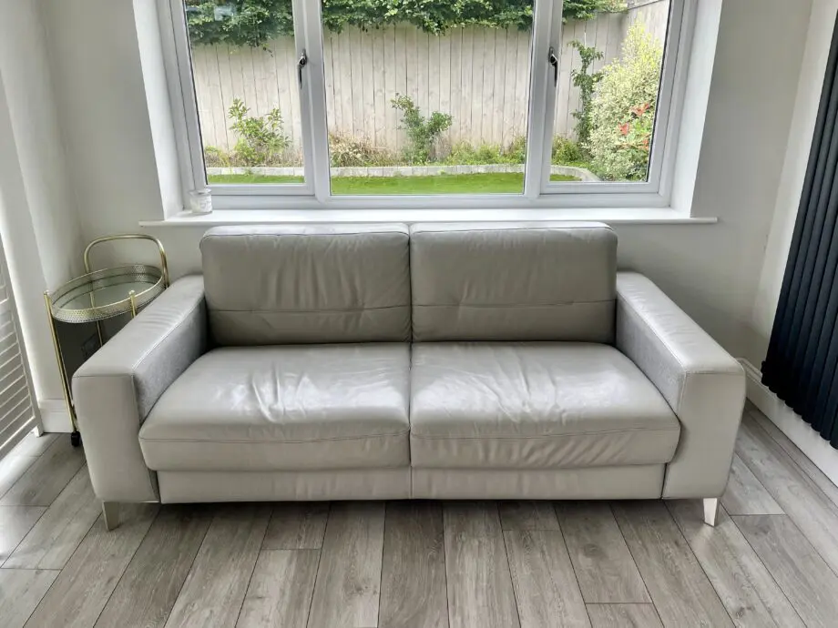 Real Leather Sofa Bed
