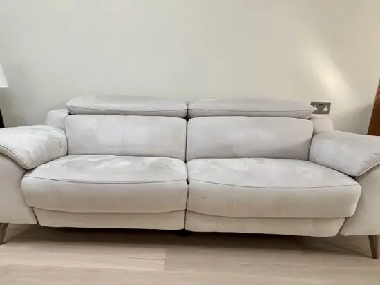 Beautiful Sofology automatic reclining 2 seater couch