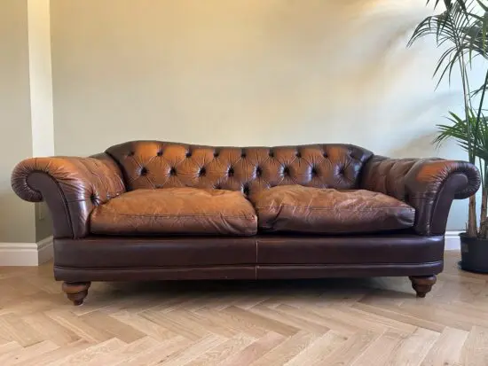 Laura Ashley Chesterfield 3-Seater Sofa