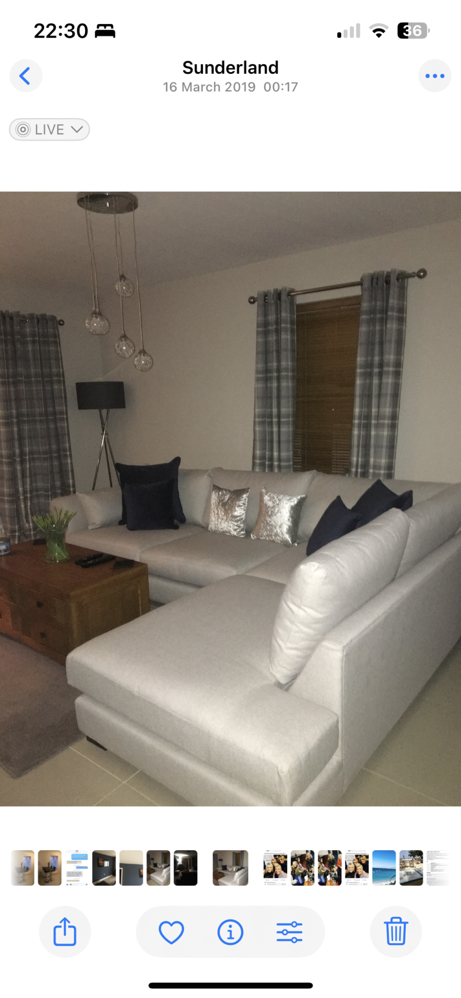 Dfs natural left hand corner sofa