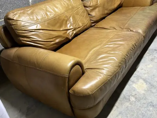 Sofology brown leather
