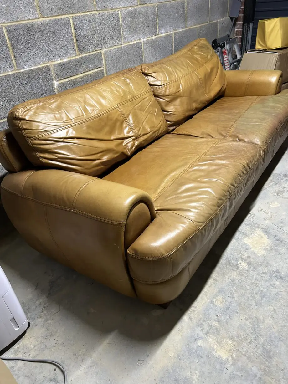 Sofology brown leather