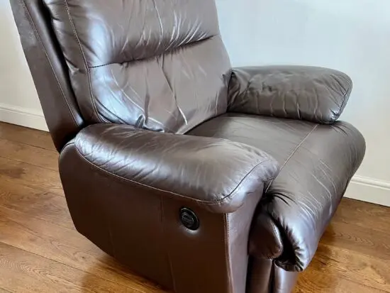 DFS Dark Brown Electric Recliner