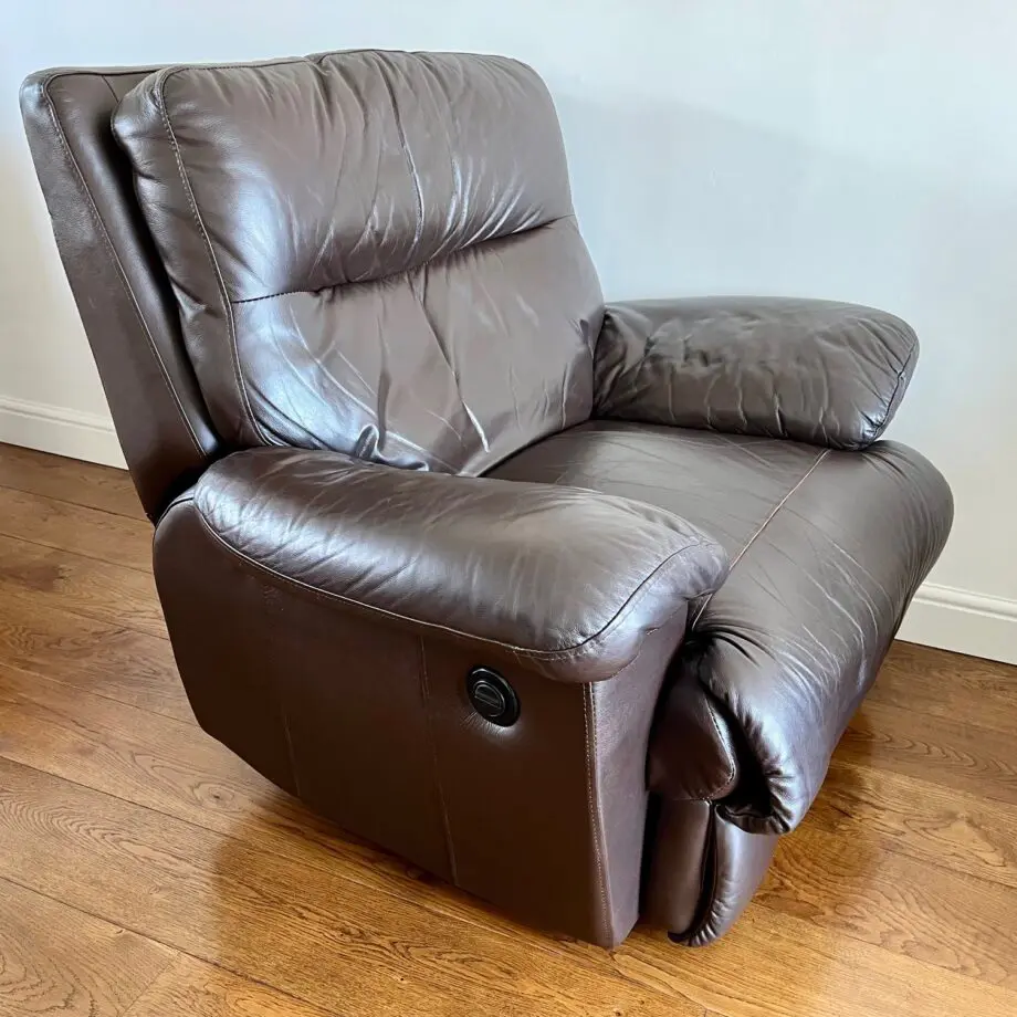 DFS Dark Brown Electric Recliner