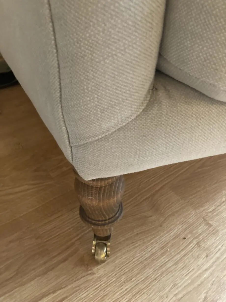 Grey classic armchair