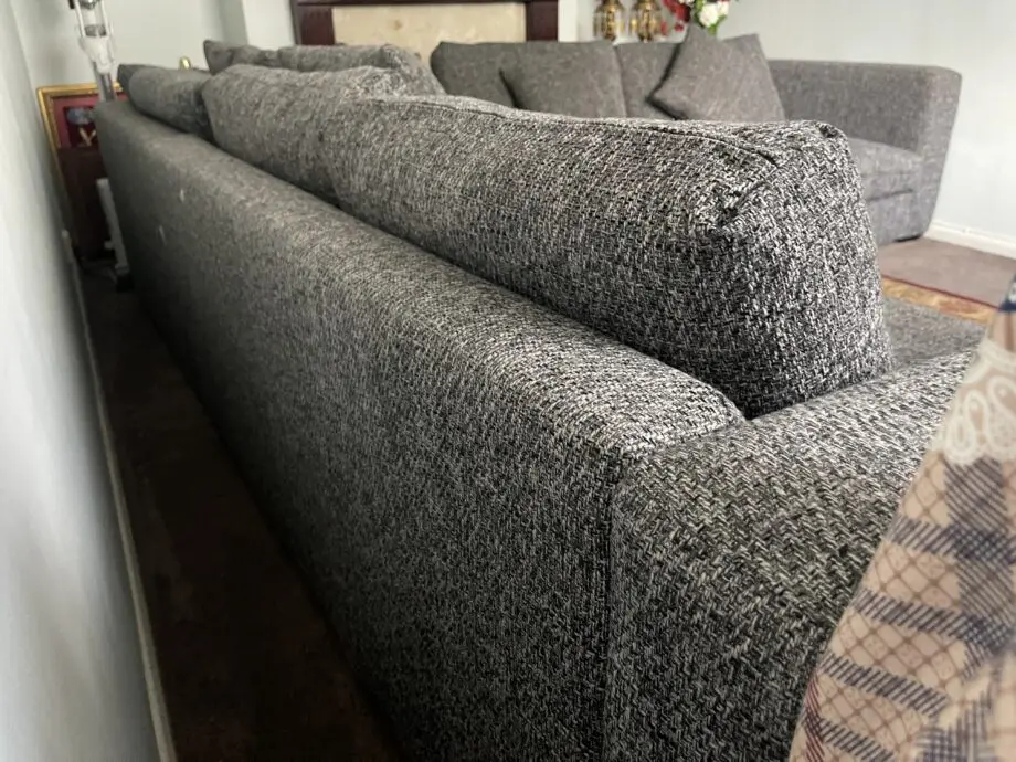 Fabb Furniture - Charcoal Studio Fibre Large 3 Piece Corner Sofa