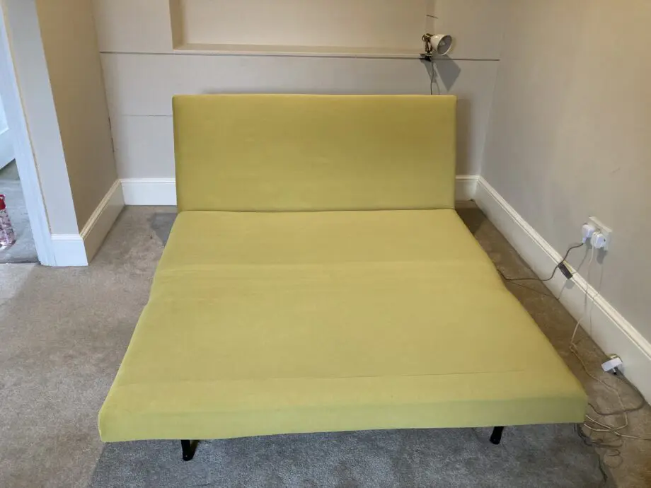 M&S dark yellow sofa bed