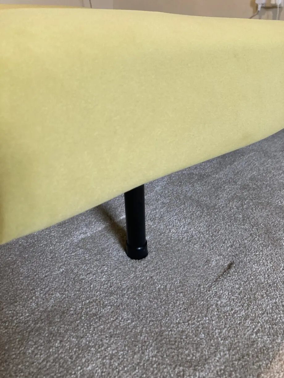 M&S dark yellow sofa bed