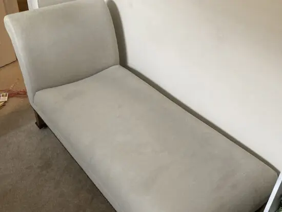 Grey chaise longue