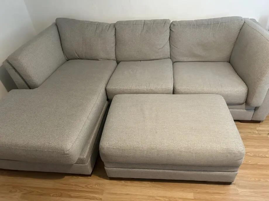 Steel combination coloured sofa