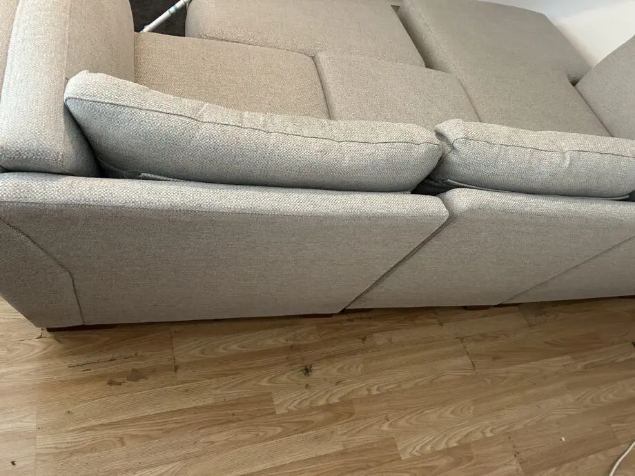Steel combination coloured sofa