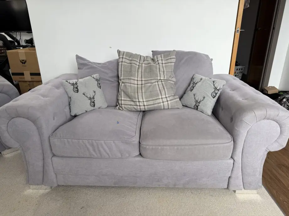 Bespoke sofas, grey.