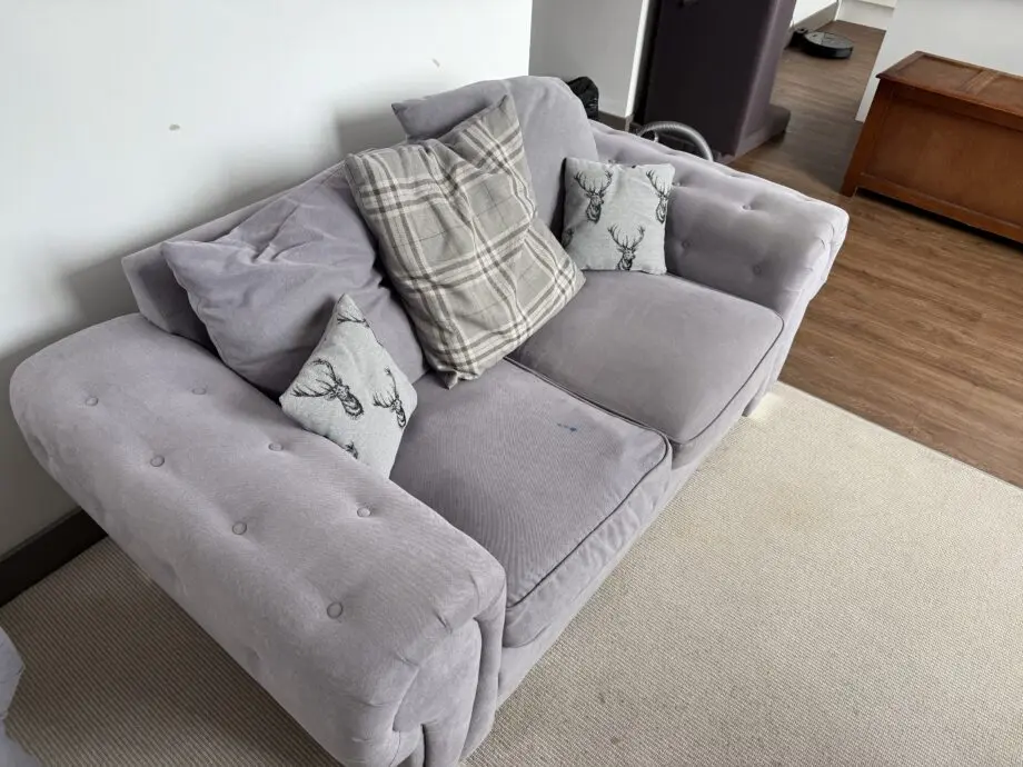 Bespoke sofas, grey.