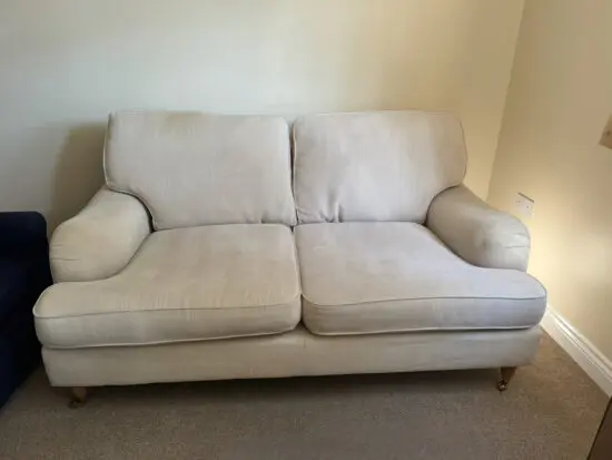 Next oatmeal 2-seater sofa