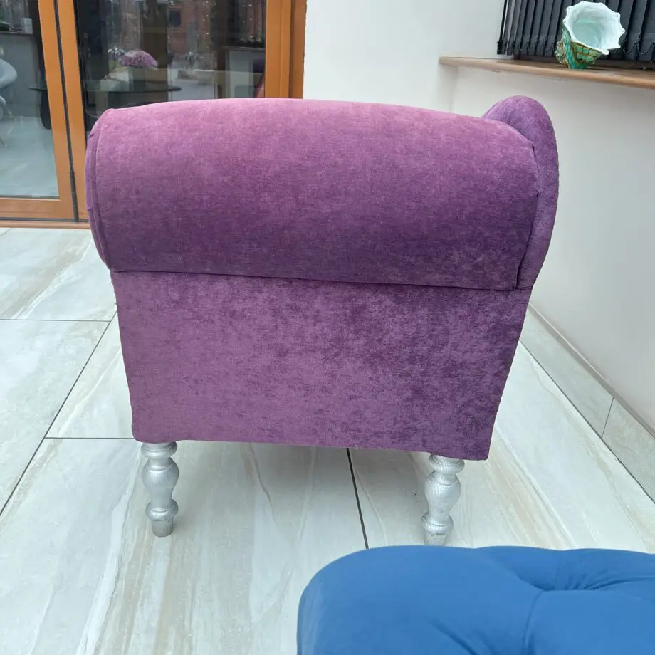 Luxury Purple Velvet Sofa