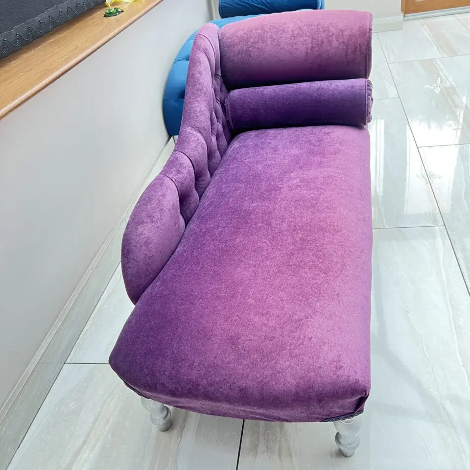 Luxury Purple Velvet Sofa