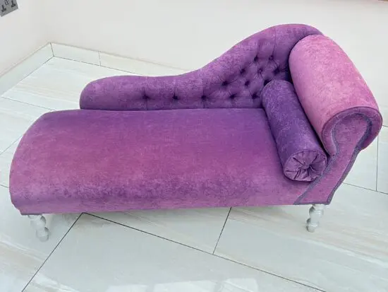 Luxury Velvet Purple Sofa