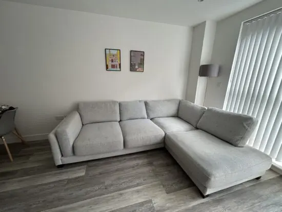 DFS Boden LHS Corner Sofa Bobby Ice