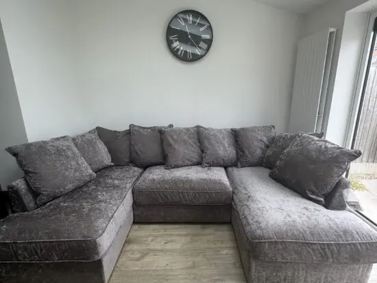 Sofa Club Dark Grey U shape Sofa
