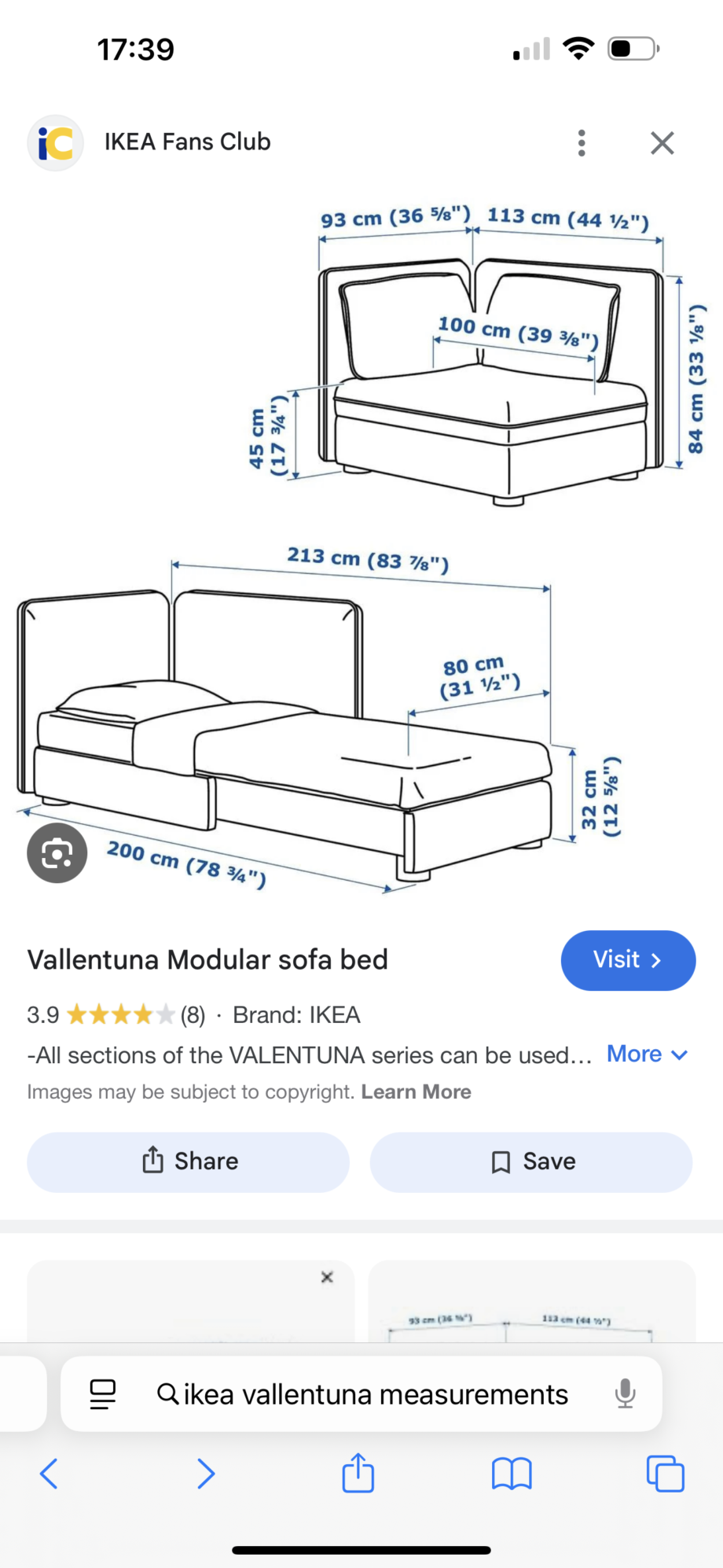 IKEA Vallentuna modular sofa