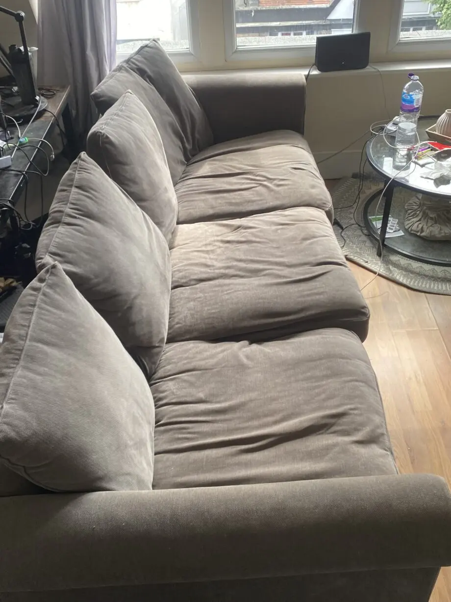Ikea grey three seater