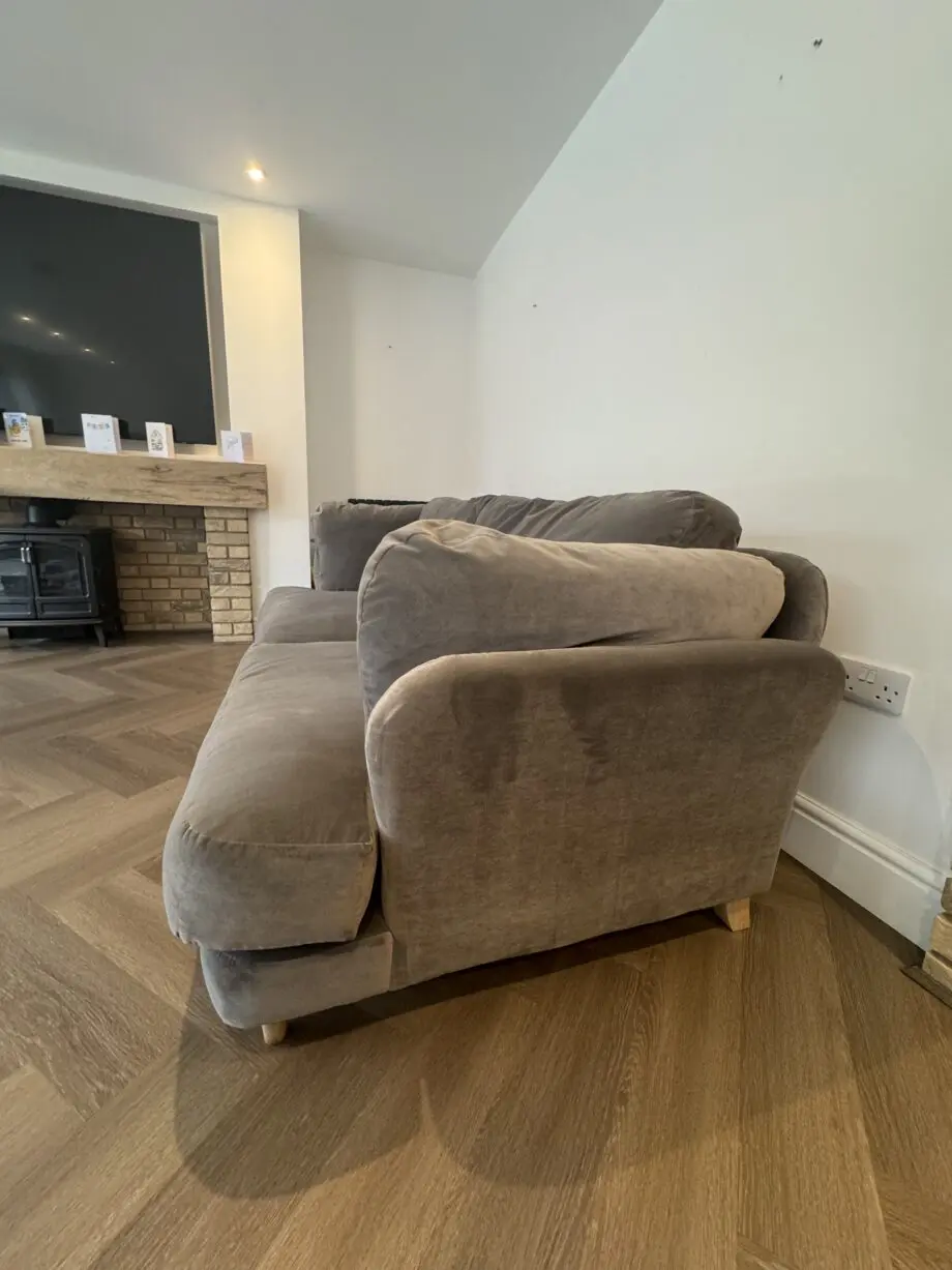 Loaf Slate Smithy 3 Seater & Love Seat In Clever Velvet