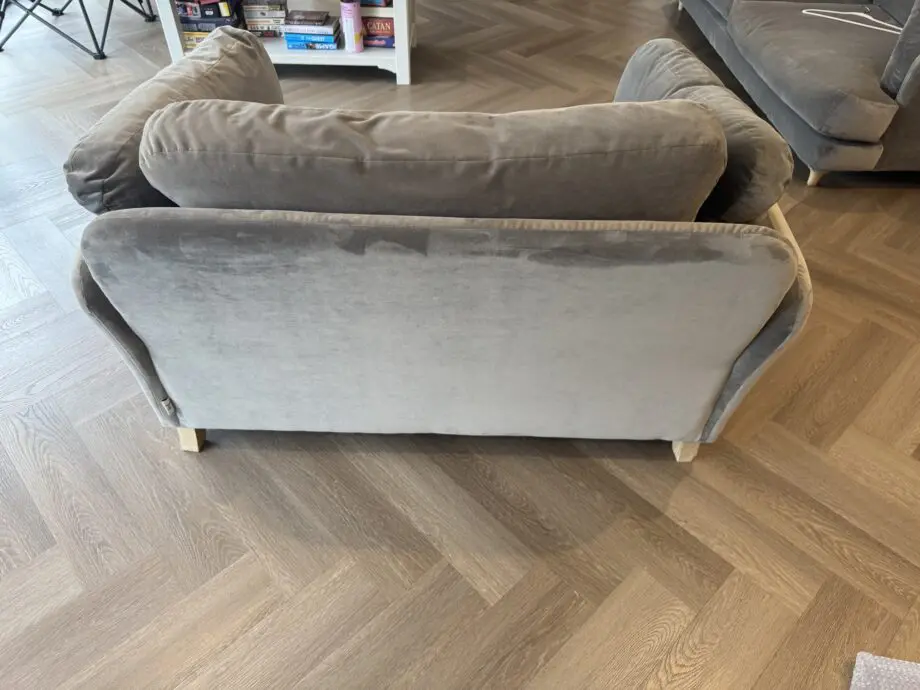Loaf Slate Smithy 3 Seater & Love Seat In Clever Velvet