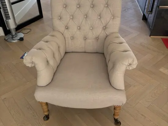 One.world oatmeal arm chair