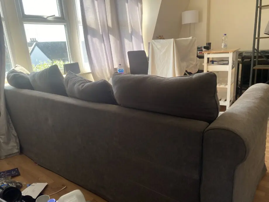 Ikea grey three seater