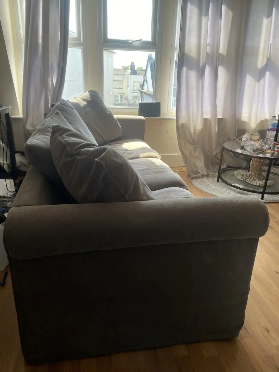 Ikea grey three seater