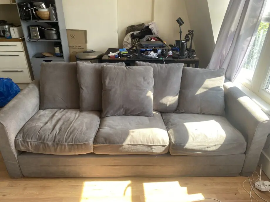 Ikea grey three seater