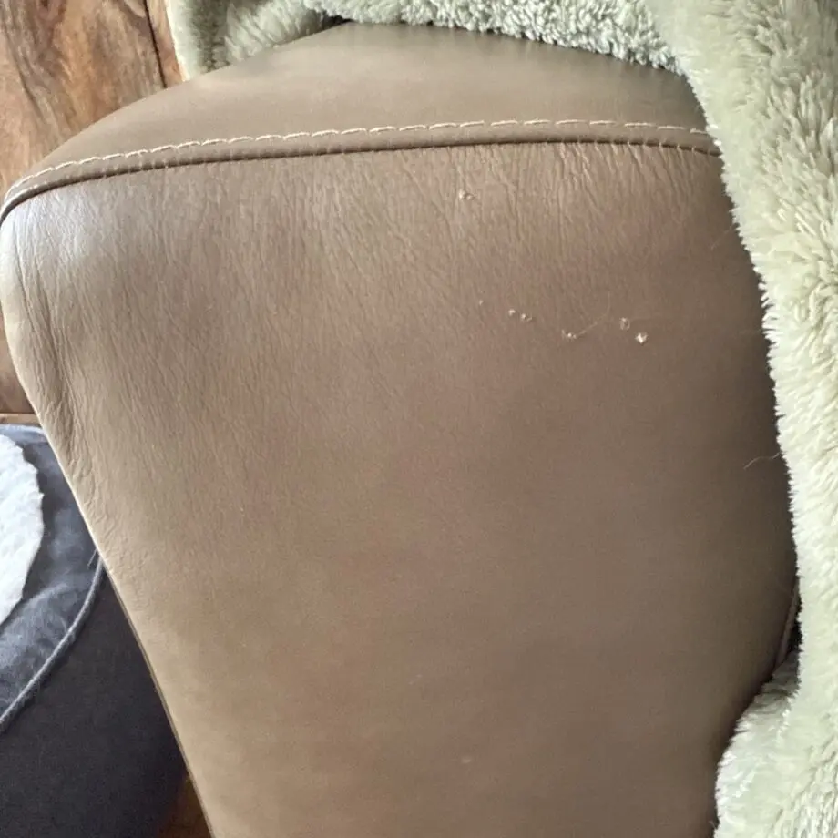 DFS Nuela Leather Left Hand Facing Arm Open End Corner Sofa - Almond Tan RRP £1779