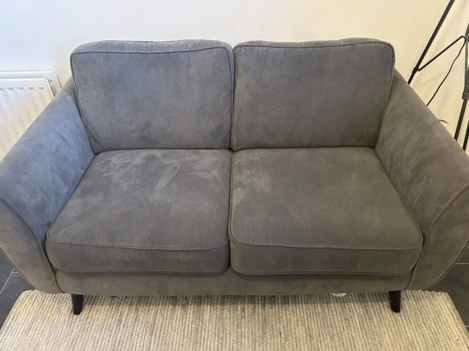 DFS zinc grey 2 seater sofa